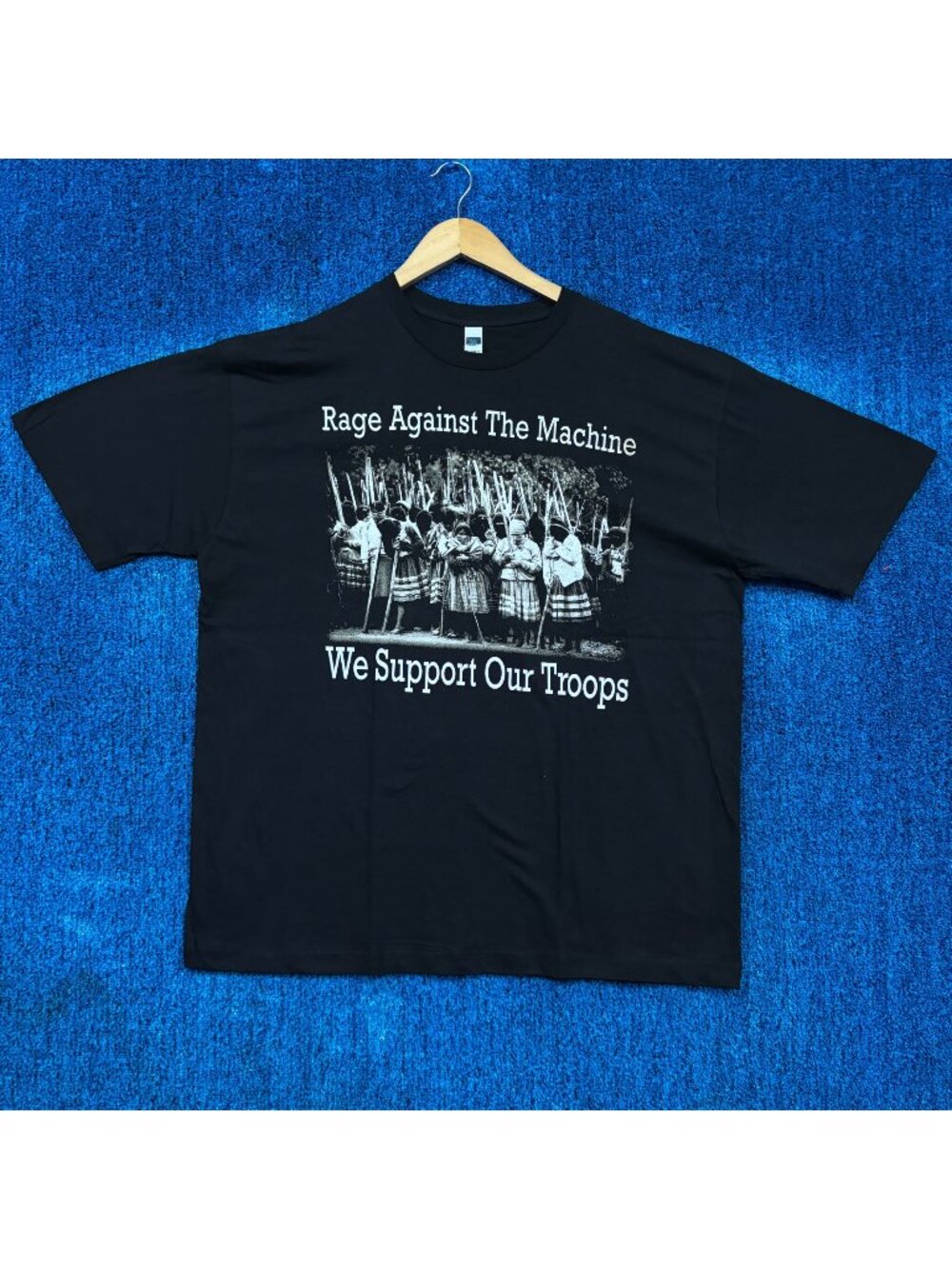 Rage Against the Machine We Support Our Troops Poster Tee XL